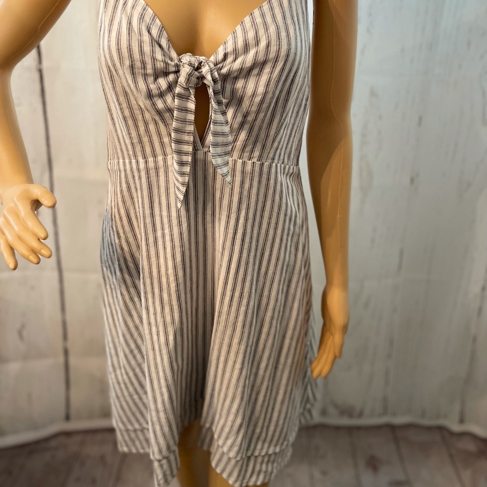 Tie front dress